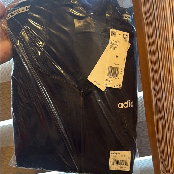 Adidas Navy Full-Zip Jacket - Picture 1 of 3